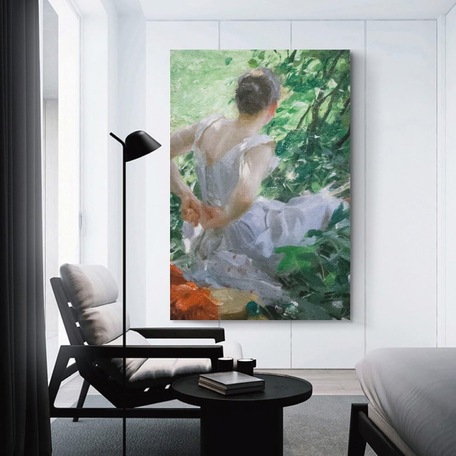 Amazon.co.jp: Anders Zornアンデシュ・ソーン作品絵画《女装》アート